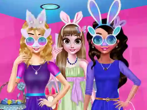 بازی Funny Easter Girls آنلاین