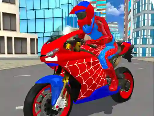 بازی Hero Stunt Spider Bike Simulator 3d 2 آنلاین