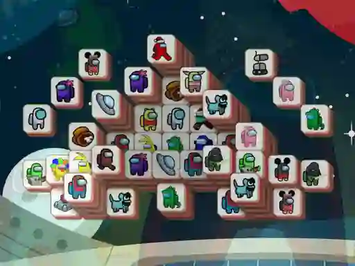 بازی Among Mahjong Tiles آنلاین