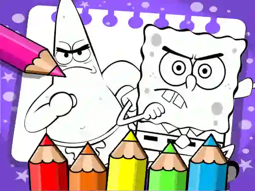 بازی Sponge Bob Coloring Book آنلاین