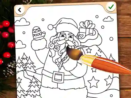بازی Christmas Coloring Game آنلاین