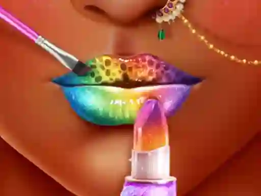 بازی Princess Lip Art Salon آنلاین