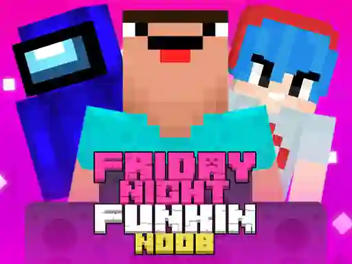 بازی Friday Night Funkin Vs Noobs آنلاین