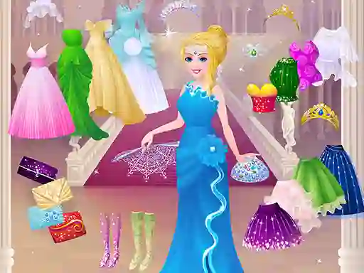 بازی Cinderella Dress Up Girl Games آنلاین