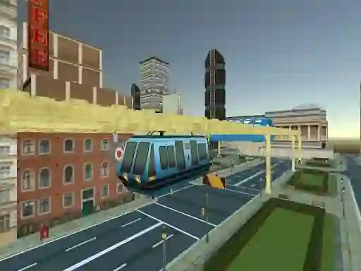بازی Sky Train Simulator: Elevated Train Driving آنلاین