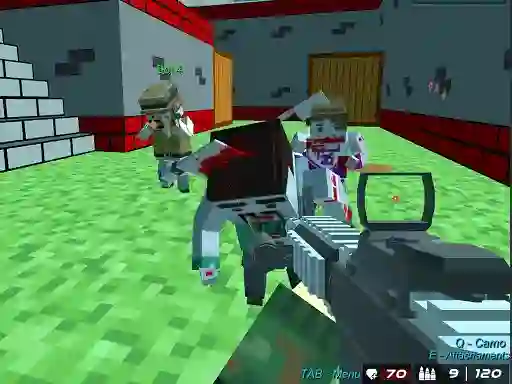 بازی Blocky Wars Advanced Combat Swat آنلاین
