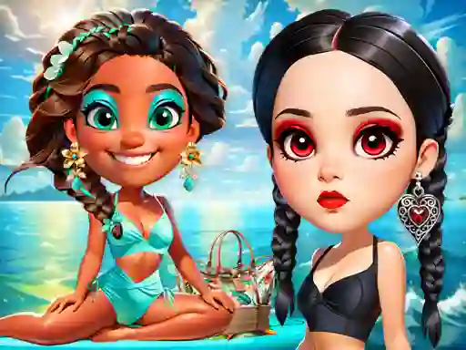 بازی Wave Chic Ocean Fashion Frenzy آنلاین