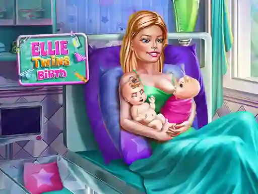 بازی Ellie Twins Birth آنلاین