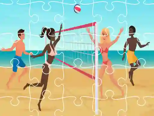 بازی Beach Volleyball Jigsaw آنلاین
