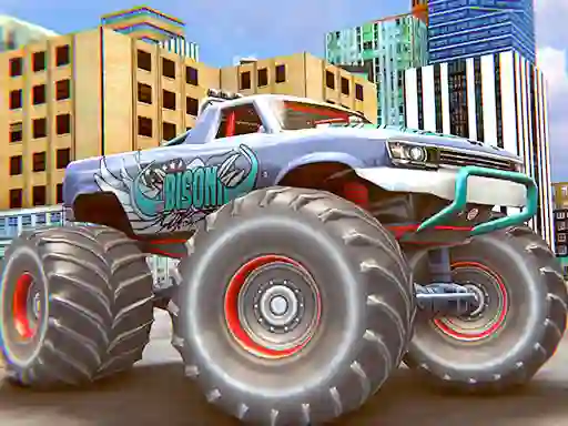 بازی Monster Truck Stunt Driving Simulation آنلاین