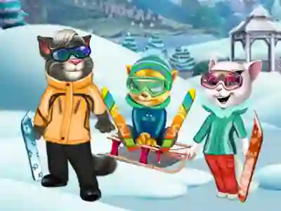 بازی Cats Winter Fun آنلاین