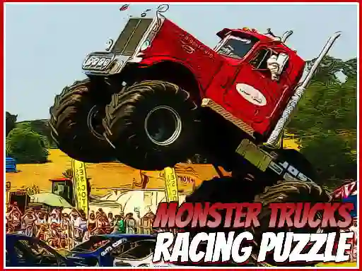 بازی Monster Trucks Racing Puzzle آنلاین