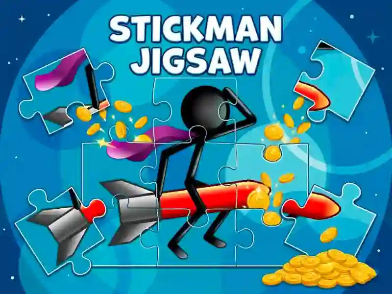 بازی Stickman Jigsaw آنلاین