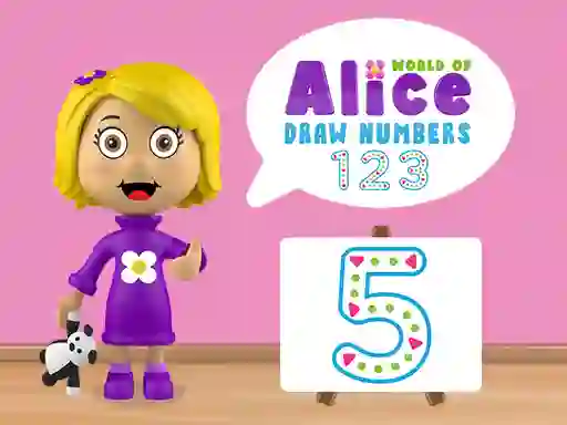 بازی World of Alice Draw Numbers آنلاین