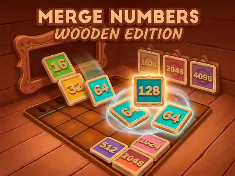 بازی Merge Numbers Wooden Edition آنلاین