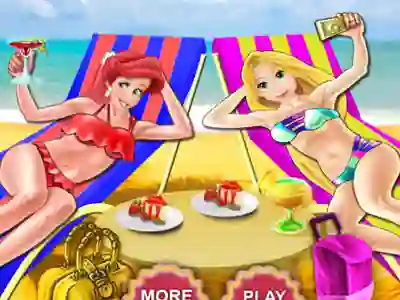 بازی Princess Beach Dress Up آنلاین
