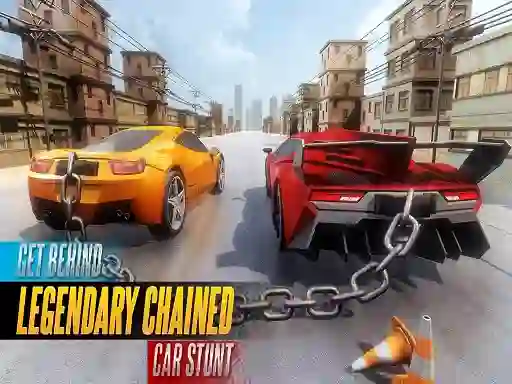 بازی Chained Car Stunts Race Mega Ramp آنلاین