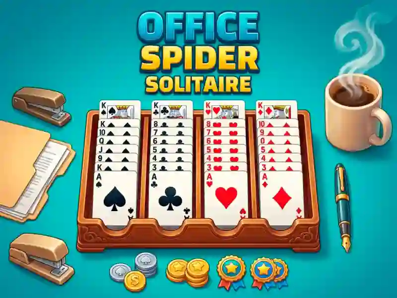 بازی Office Spider Solitaire آنلاین