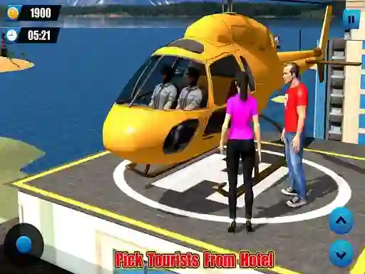بازی Helicopter Taxi Tourist Transport آنلاین