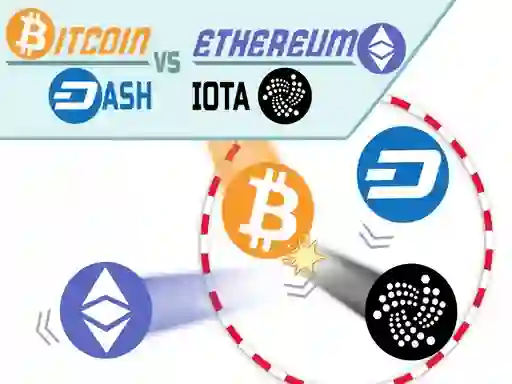 بازی Bitcoin vs Ethereum آنلاین