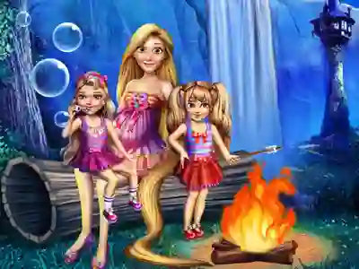 بازی Gorgeous Twins Spring Camp آنلاین