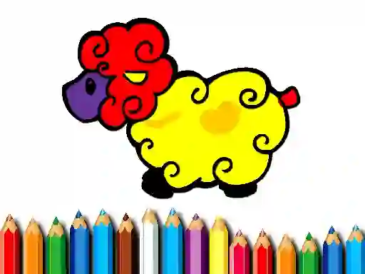 بازی Baby Sheep Coloring آنلاین