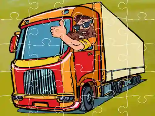 بازی Semi Trucks Jigsaw آنلاین