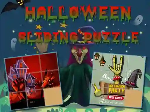 بازی Halloween Sliding Puzzle آنلاین