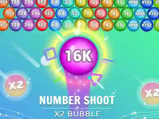بازی Number Shoot x 2 bubble آنلاین