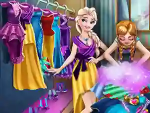 بازی Ice Kingdom Wardrobe Cleaning آنلاین