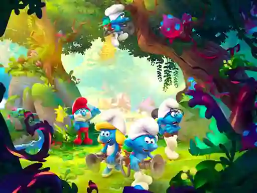بازی Little Smurfs Coloring آنلاین