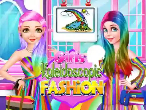 بازی Girls Kaleidoscopic Fashion آنلاین