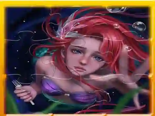 بازی Mermaid Ariel Princess Jigsaw Puzzle آنلاین