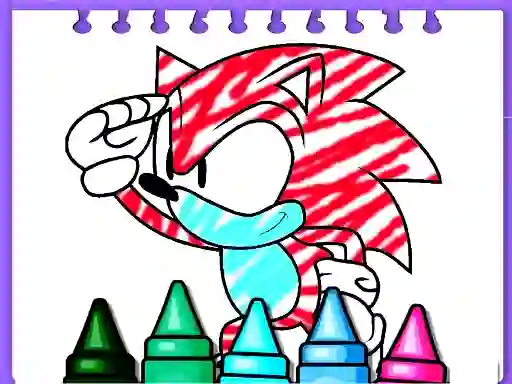 بازی Sonic Coloring Book آنلاین