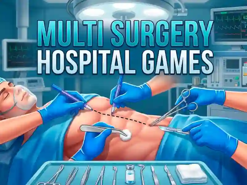 بازی Multi Surgery Hospital Games آنلاین