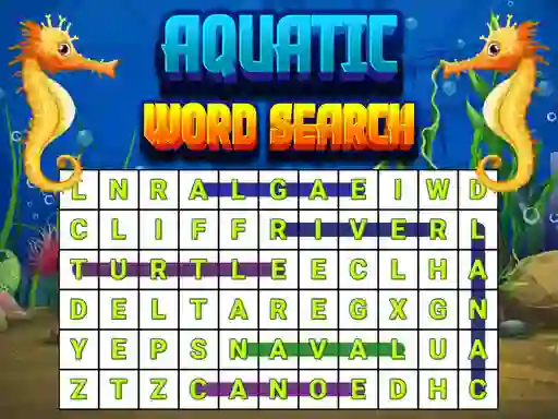 بازی Aquatic Word Search آنلاین