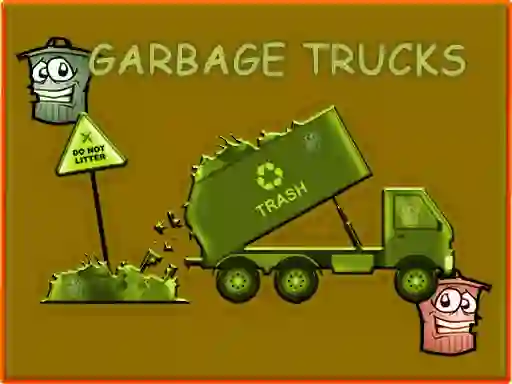 بازی Garbage Trucks Hidden Trash Can آنلاین