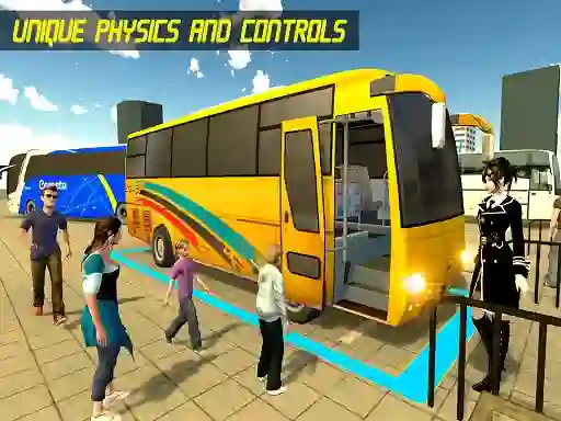بازی Modern Bus Parking Advance Bus آنلاین