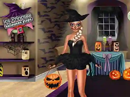 بازی Ice Princess Halloween Preps آنلاین