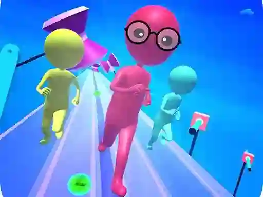 بازی Fun Run Race 3d آنلاین