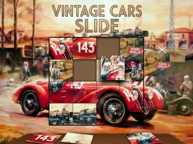 بازی Vintage Cars Slide آنلاین