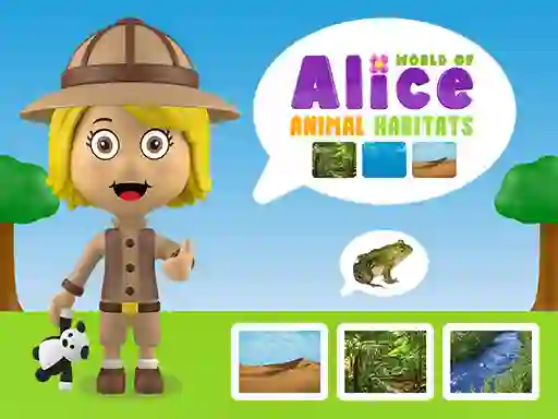 بازی World of Alice Animal Habitats آنلاین