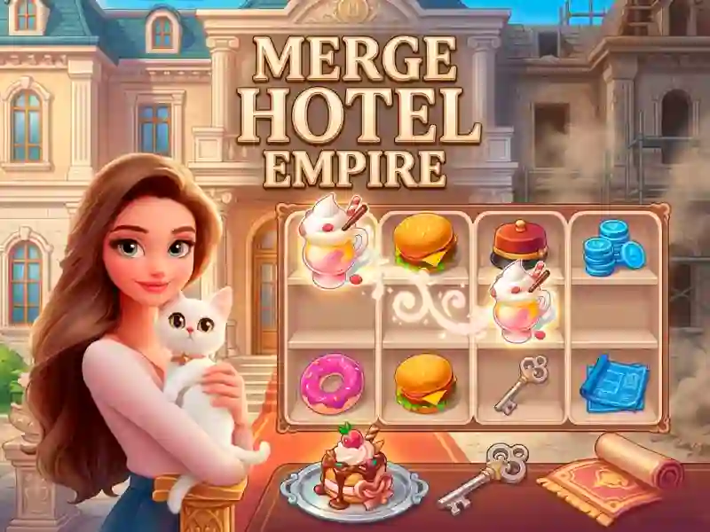 بازی Merge Hotel Empire آنلاین