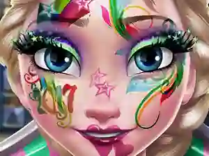 بازی Elsa New Year Makeup آنلاین