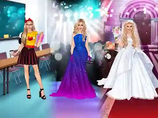 بازی Superstar Career Dress Up آنلاین