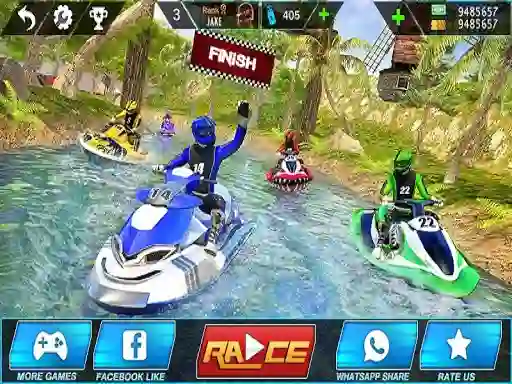 بازی Jet Ski Water Boat Racing آنلاین