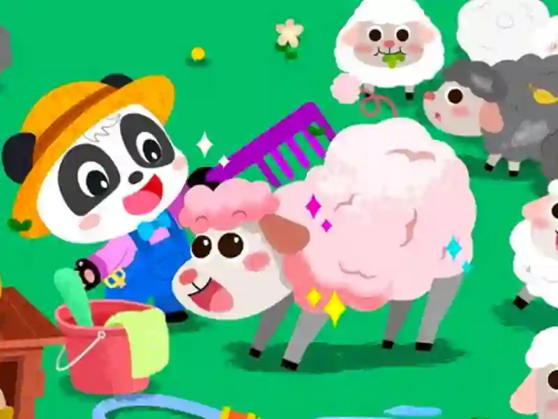 بازی Baby Panda Animal Farm آنلاین