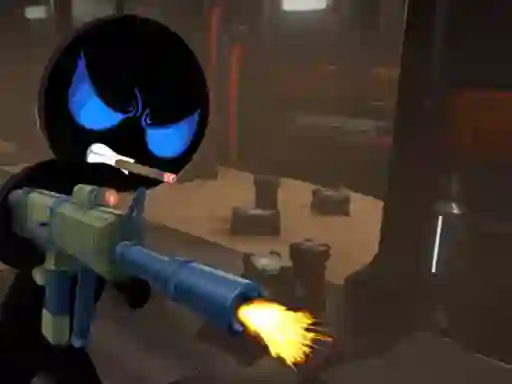 بازی Stickman Armed Assassin Cold Space آنلاین