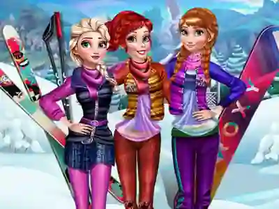 بازی Princesses Visit Arendelle آنلاین