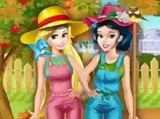 بازی Princesses Working In the Garden آنلاین